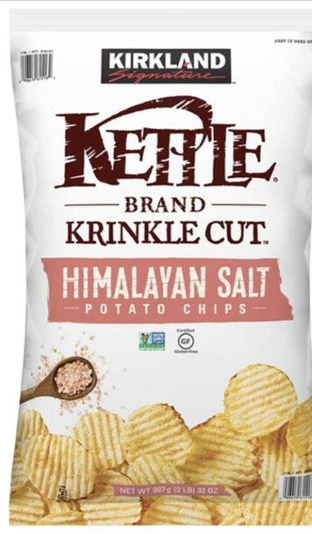 (image for) Potato Chips Krinkle Cut Himalayan Sea Salt 32oz